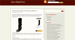 Desktop Screenshot of knee-high-boots-new.blogspot.com