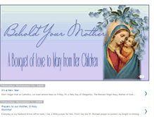 Tablet Screenshot of beholdyourmotherbook.blogspot.com