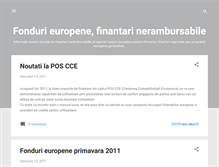 Tablet Screenshot of finantare-europeana.blogspot.com