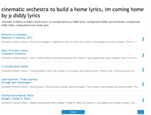 Tablet Screenshot of orchestratobuildahomelyricscine.blogspot.com