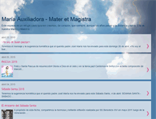 Tablet Screenshot of madreauxiliadora.blogspot.com
