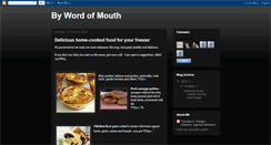 Desktop Screenshot of bywordofmouth-food.blogspot.com