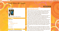 Desktop Screenshot of northwinn4thgrade.blogspot.com