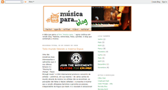 Desktop Screenshot of musicaparablog.blogspot.com