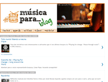 Tablet Screenshot of musicaparablog.blogspot.com