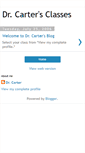 Mobile Screenshot of drcartersclasses.blogspot.com