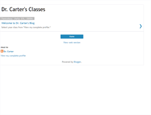 Tablet Screenshot of drcartersclasses.blogspot.com