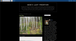 Desktop Screenshot of momslastfrontier.blogspot.com