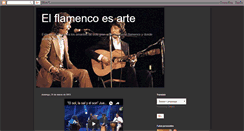 Desktop Screenshot of elflamencoesvida.blogspot.com