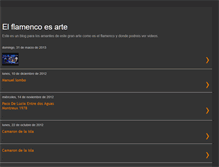 Tablet Screenshot of elflamencoesvida.blogspot.com