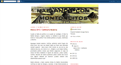 Desktop Screenshot of hablandoconmontoncitos.blogspot.com