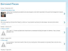Tablet Screenshot of borrowedplaces.blogspot.com