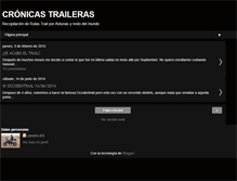 Tablet Screenshot of cronicastraileras.blogspot.com
