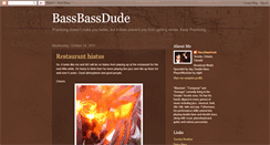 Desktop Screenshot of bassbassdude.blogspot.com