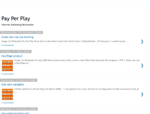 Tablet Screenshot of ppp-payperplay.blogspot.com