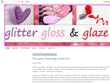 Tablet Screenshot of glitterglossandglaze.blogspot.com