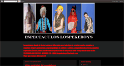 Desktop Screenshot of lospekeboys.blogspot.com