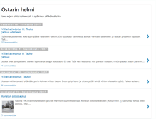 Tablet Screenshot of ostarinhelmi.blogspot.com
