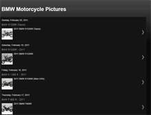 Tablet Screenshot of bmw-motorcycle-pictures.blogspot.com