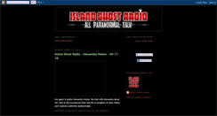 Desktop Screenshot of islandghostradio.blogspot.com
