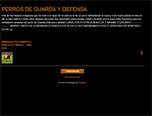 Tablet Screenshot of perrosdeguardaydefensa.blogspot.com