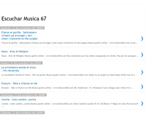 Tablet Screenshot of escucharmusica-67.blogspot.com