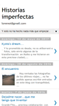 Mobile Screenshot of historiasimperfectas.blogspot.com