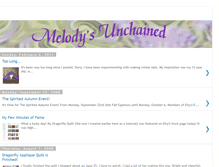 Tablet Screenshot of melodysunchained.blogspot.com