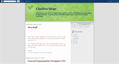 Desktop Screenshot of clariionblogs.blogspot.com