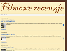 Tablet Screenshot of filmowerecenzje.blogspot.com