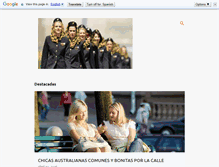 Tablet Screenshot of mujeresaustralianas.blogspot.com