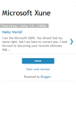 Mobile Screenshot of microsoftxune.blogspot.com