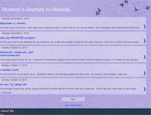 Tablet Screenshot of mommysjourneytosuccess.blogspot.com