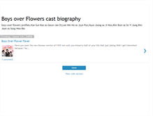 Tablet Screenshot of boysoverflowerfever.blogspot.com