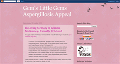 Desktop Screenshot of gemslittlegemsaspergillosis.blogspot.com