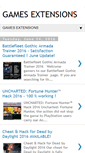Mobile Screenshot of gamesextension.blogspot.com