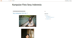 Desktop Screenshot of foto-sexy-indonesia.blogspot.com
