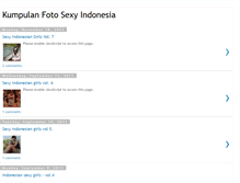 Tablet Screenshot of foto-sexy-indonesia.blogspot.com