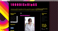 Desktop Screenshot of 1000disculpas.blogspot.com