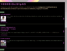 Tablet Screenshot of 1000disculpas.blogspot.com