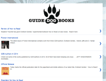 Tablet Screenshot of guidedogbooks.blogspot.com