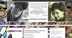 Desktop Screenshot of mujerenlaniebla.blogspot.com