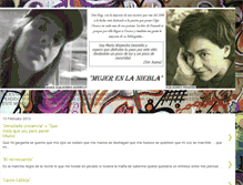 Tablet Screenshot of mujerenlaniebla.blogspot.com