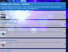 Tablet Screenshot of healthcaregroupcolombia.blogspot.com