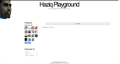 Desktop Screenshot of haziqplayground.blogspot.com