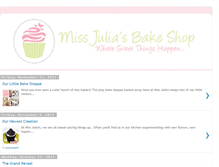 Tablet Screenshot of missjuliasbakeshop.blogspot.com