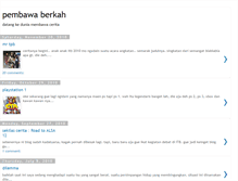 Tablet Screenshot of pembawaberkah.blogspot.com