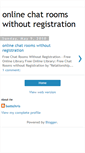 Mobile Screenshot of onlinechatroomswithoutregistration88.blogspot.com