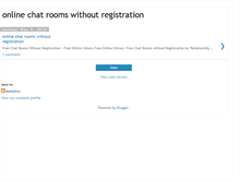 Tablet Screenshot of onlinechatroomswithoutregistration88.blogspot.com