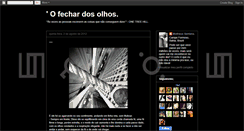 Desktop Screenshot of ofechardosolhos.blogspot.com